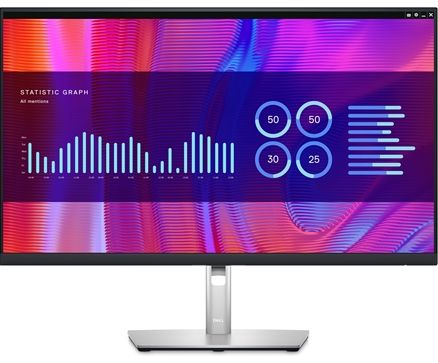 Монітор DELL 27" P2723DE HDMI, 2xDP, USB-C, RJ-45, IPS, 2560x1440, sRGB 99%, Pivot