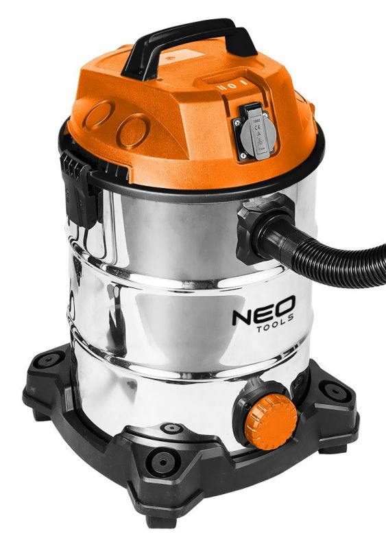 Пилосос професійний Neo Tools 1400Вт 18 кПа контейнер 30л HEPA колеса 5.92кг