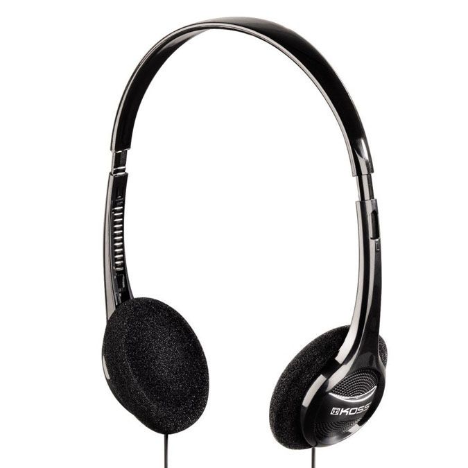 Навушники On-Ear Koss KPH7k, 3.5 mini-jack, 1.2м, Чорний