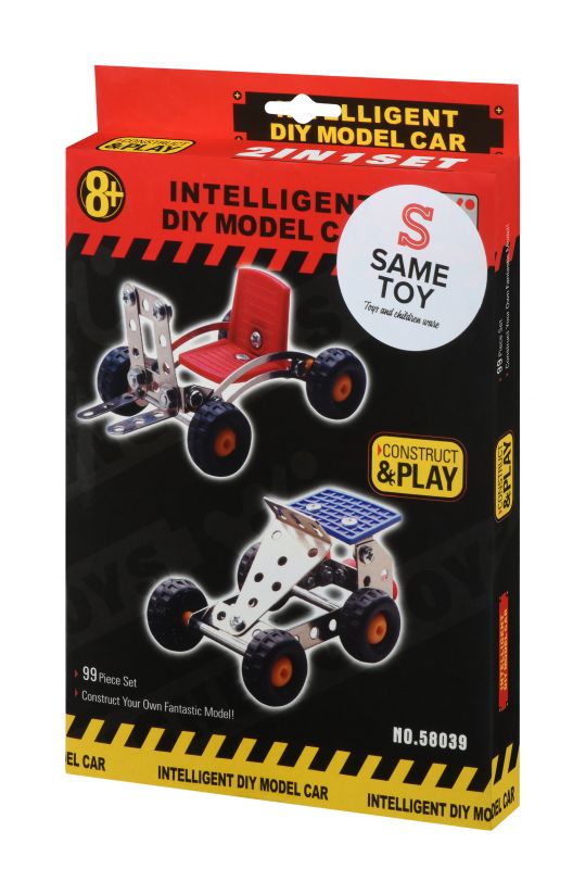 Конструктор металевий Same Toy Inteligent DIY Model Car 2в1 99ел