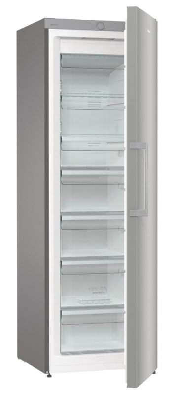 Морозильна камера Gorenje, 185.5x59.5х66.3, 280л, 1дв., A++, NF, Інвертор, сріблястий