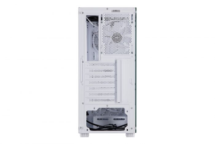 Корпус 2E GAMING Hexagon G338W без БЖ 2xUSB3.0, 1xUSBType-C, 3x120мм ARGB, 1x120мм, VGA 330мм, LCS ready, HUB, TG Side Panel, ATX, білий
