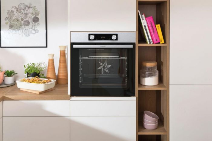 Комплект Gorenje (духовка електрична BO6737E02XK + варильна поверхня газова G642ABX), 743550, нерж.