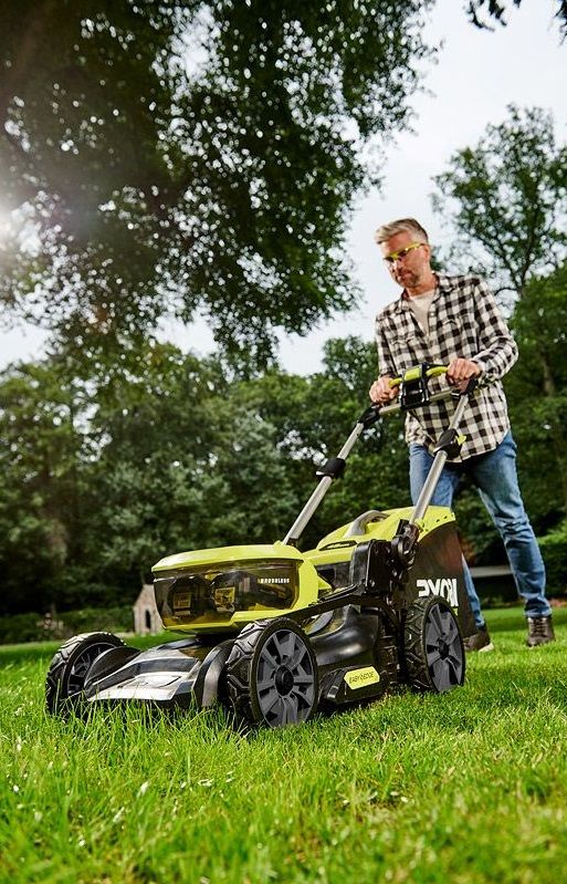 Газонокосарка акумуляторна Ryobi Max Power RY36LMX46A-140 36В акб 1х4А·год 46см 45л 25-75мм 22.5кг