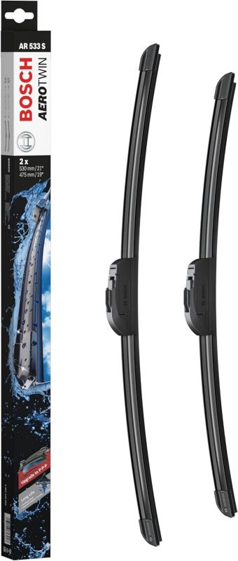 Склоочисник BOSCH Aerotwin безкаркасний комплект 530/475мм (3 397 118 902)