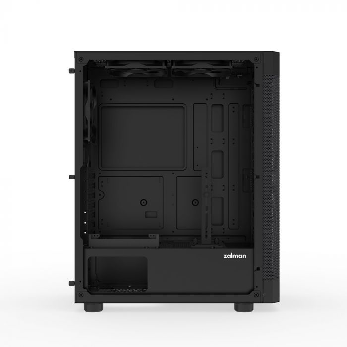 Корпус Zalman I4 без БЖ, 2xUSB3.0, 1xUSB2.0, 6x120мм, VGA 320мм, LCS ready, Mesh Side/Front Panel, ATX, чорний