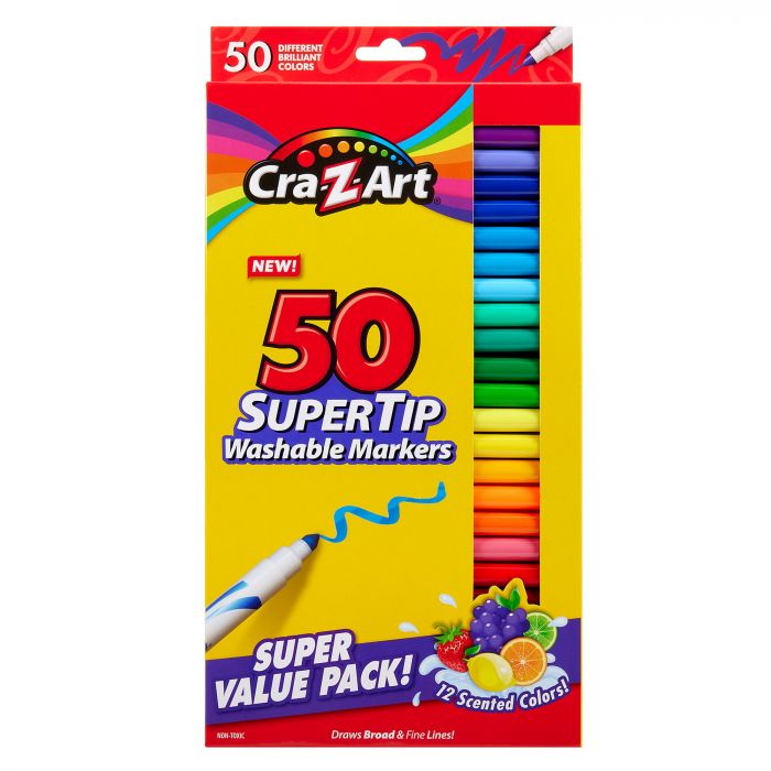 Маркери легкозмивні Cra-Z-Art ароматизовані, 50шт