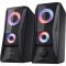 Акустична система Trust GXT 606 Javv 2.0, USB/AUX, RGB, чорний