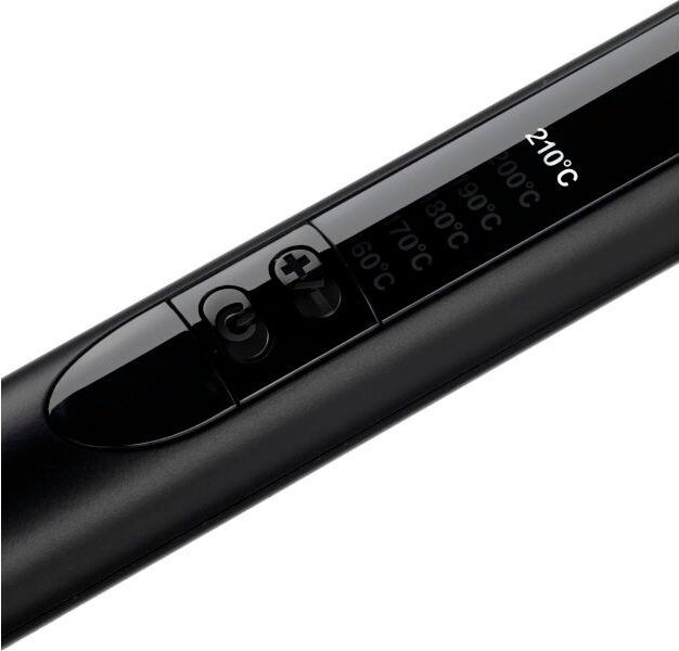 Плойка Babyliss, 48Вт, темп.режимів-6, D -10mm, 160-210С, кераміка, чорно-золотий