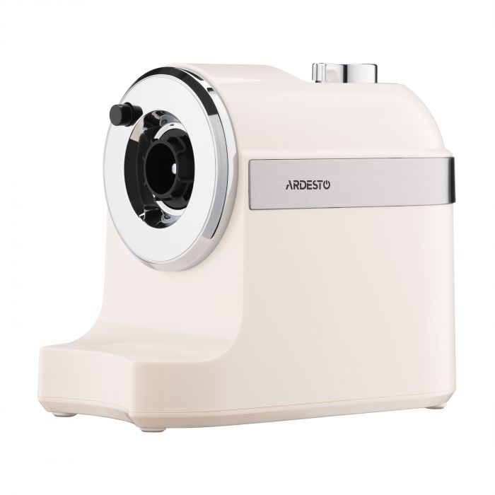 М'ясорубка ARDESTO, 1800Вт, 2кг/хв, 3 решітки, насадка для ковбас, кеббе, пластик, бежево-сріблястий
