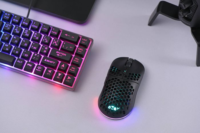 Миша 2E GAMING HyperDrive Lite WL, RGB, USB-A/WL, чорний