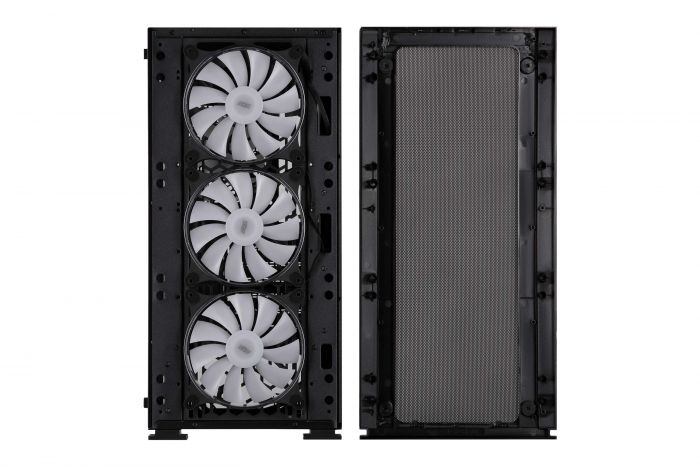 Корпус 2E GAMING Virtus Neo G3301N без БЖ 2xUSB3.0, 1xUSB2.0, 3x140мм ARGB, 1x120мм ARGB,  VGA 340мм, LCS ready, контролер з пультом, TG Side Panel, ATX, чорний