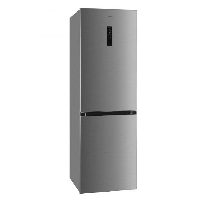 Холодильник ARDESTO з нижн. мороз., 195x60х67, холод.відд.-245л, мороз.відд.-97л, 2дв., А+, NF, диспл зовн., зона св-ті, нерж