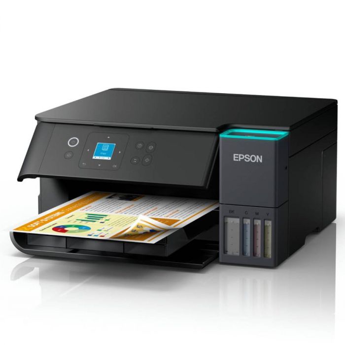 БФП ink color A4 Epson EcoTank L4360 33_20 ppm Duplex USB Wi-Fi 4 inks Black Pigment