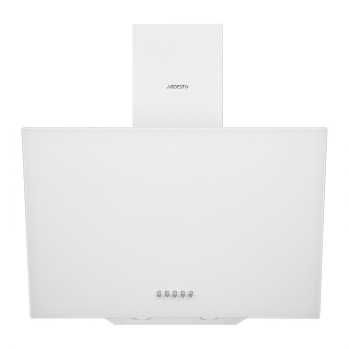 Витяжка ARDESTO похила, 60см, 900м3ч,  скло, 2х1Вт LED, кнопкове, білий