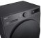 Пральна машина LG фронтальна, 9кг, 1200, A, 48см, дисплей, пара, інвертор, чорний