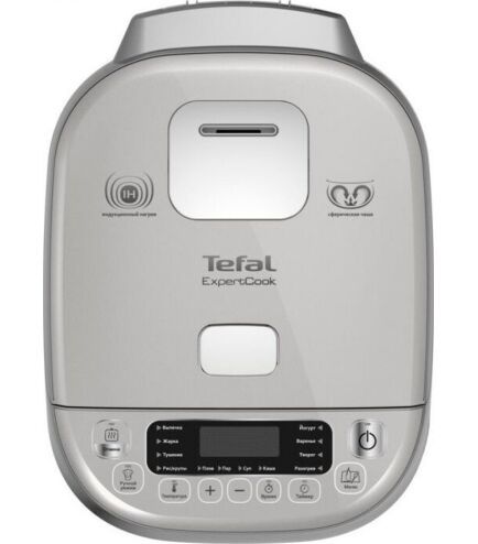 Мультиварка Tefal Expert Cook Induction, 1200Вт, чаша-5л, електронне керув., пластик, сірий