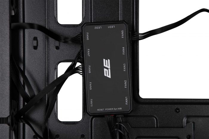 Корпус 2E GAMING Virtus Neo G3301N без БЖ 2xUSB3.0, 1xUSB2.0, 3x140мм ARGB, 1x120мм ARGB,  VGA 340мм, LCS ready, контролер з пультом, TG Side Panel, ATX, чорний