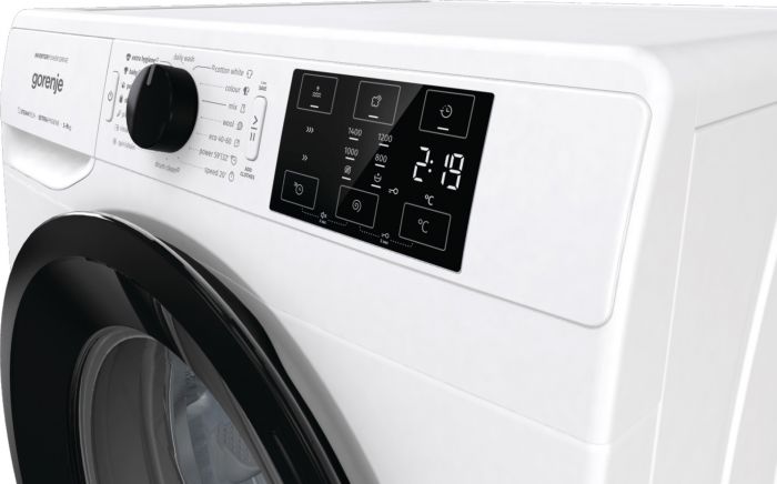 Пральна машина Gorenje фронтальна, 9кг, 1400, A+++, 60см, дисплей, пара, інвертор, білий