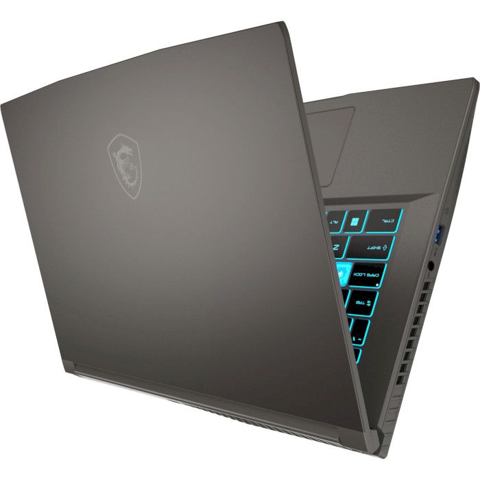 Ноутбук MSI Thin 15.6 FHD, Intel i5-12450H, 16GB, F512GB, NVD4050-6, DOS, чорний