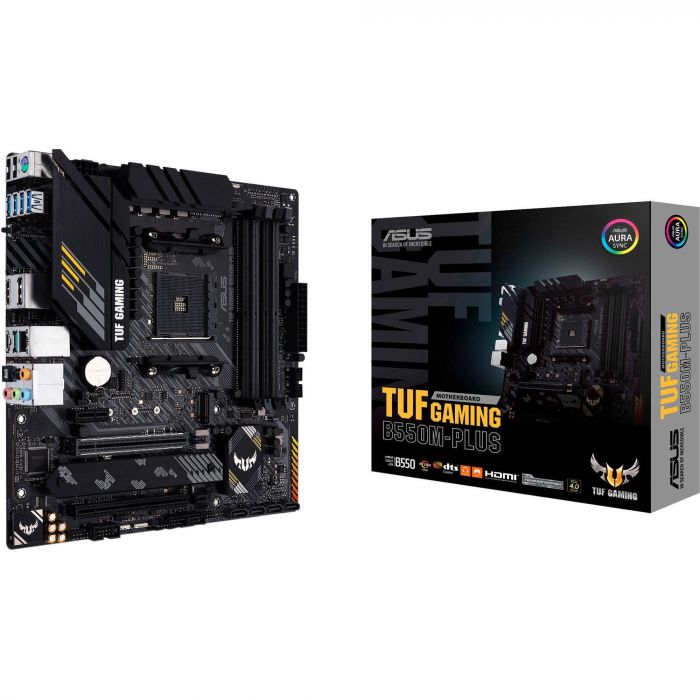 Материнcька плата ASUS TUF GAMING B550M-PLUS sAM4  B550 4xDDR4 M.2 HDMI DP mATX