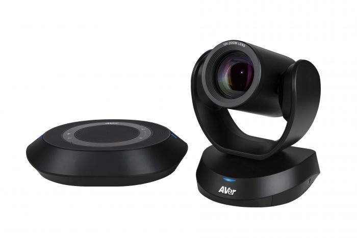 Система відеоконференцзв'язку AVer VC520 Pro 3, 12x Optical Zoom, Full HD, PTZ, 2 х Omni-mic, радіус дії 3 м, USB, RJ45, PoE, 3.5 mini jack, чорний