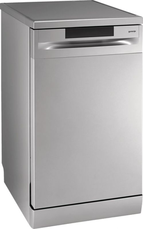 Посудомийна машина Gorenje, 9компл., A++, 45см, дисплей, 2 кошика, AquaStop, сірий