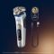 Бритва електр. Philips Series i9000 Prestige Ultra,  бритв.головок-3, Li-Ion, сух.+волог., індикатор заряду, твердий чохол, хром