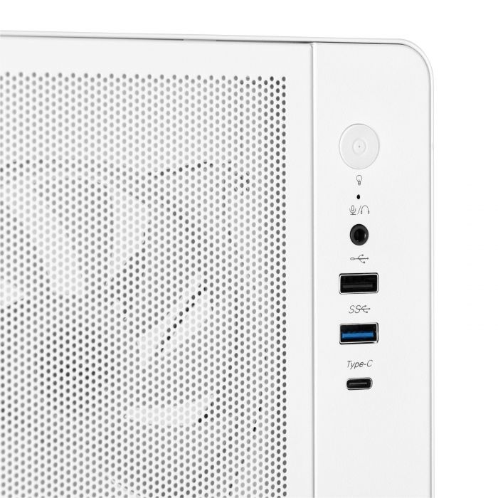 Корпус 2E GAMING Credo Plus V510W без БЖ, 1xUSB3.0, 1х USB 2.0, 1xUSB Type-C, 4x120мм RGB Rainbow, VGA 310мм, TG Side Panel, ATX, білий