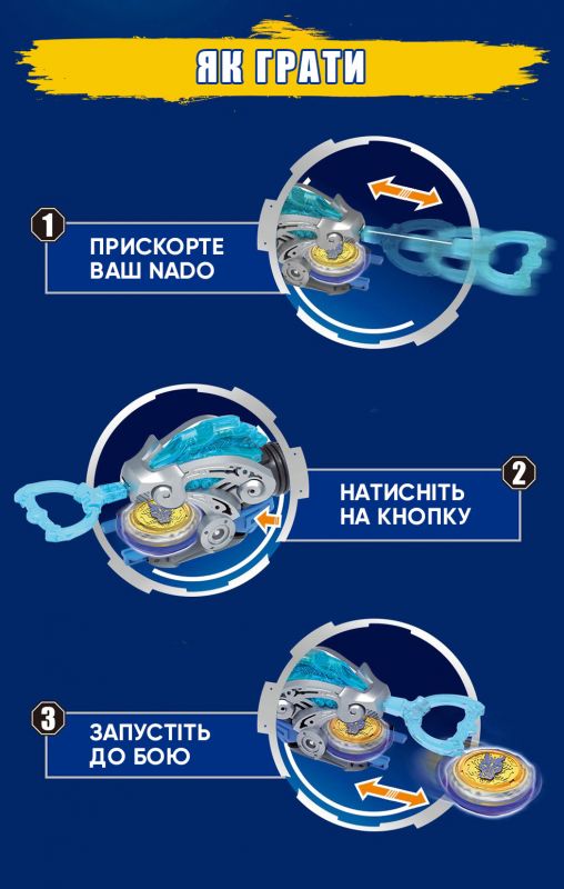 Дзиґа Infinity Nado VI Starter Pack Лютий Дракон (Fury Wave Dragon)