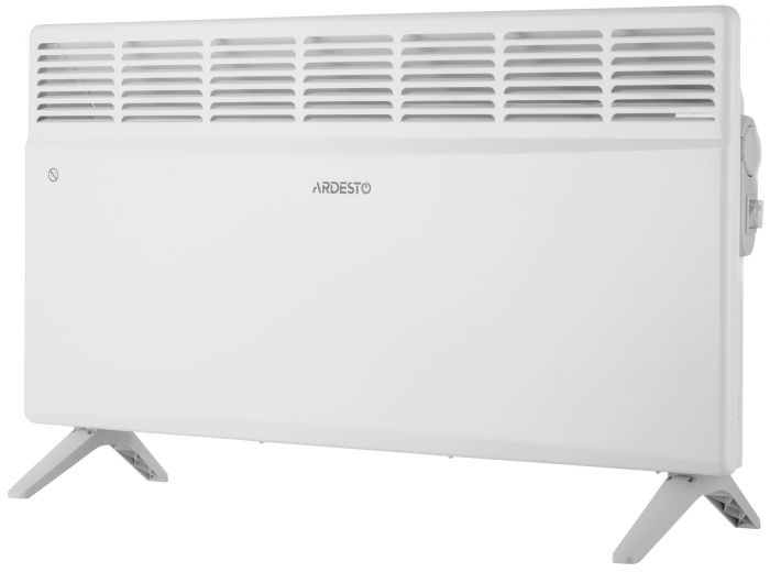 Конвектор ARDESTO CH-2500MCW, 2500 Вт, 25 м2, закритий нагрів. елемент, IP24, мех. керування, білий