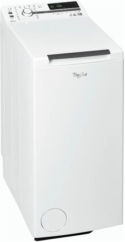 Пральна машина Whirlpool вертикальна, 6,5кг, 1200, A+++, 60см, дисплей, інвертор, білий