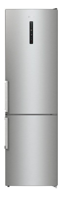 Холодильник з нижн. мороз. камерою Gorenje NRC6204SXL5M, 178х66х60см, 2 двері, 255( 106)л, А++, NF+, Інв. , Зона св-ті, Зовн. Ди