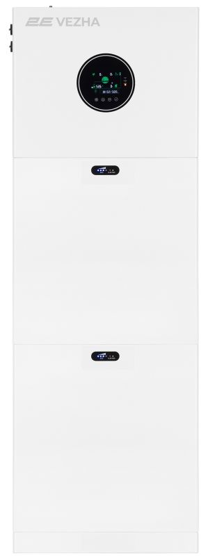 Система резервного живлення 2E PowerWall Vezha, 5000 Вт, 10.24 кВт/год, MPPT 5.5 кВт, WiFi, розширення ємності, паралельне підключення Система резервного живлення 2E PowerWall Vezha, 5000 Вт, 10.24 кВт/год, MPPT 5.5 кВт, WiFi, розширення ємності, паралельне підключення