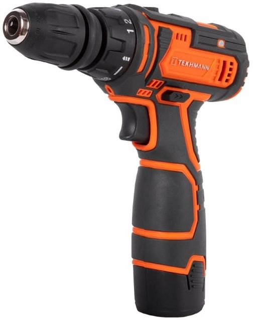 Шурупокрут-дриль акумуляторний Tekhmann TCD-12/2 BS Kit 12В 1х2А·год 30Нм 0-400·1400об/хв 1кг кейс з приляддям