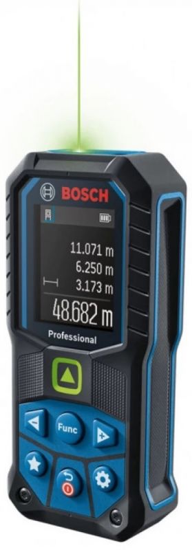 Далекомір лазерний Bosch GLM 50-25 G, 0.05–50м, ±1.5мм/м, з чохлом, 0.2кг