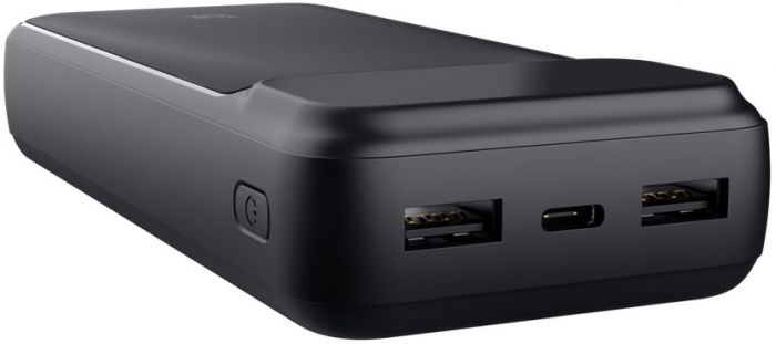 Акумулятор портативний літій-іонний power bank Trust Avala, 20000мА·год, 2хUSB-A/USB-C, 20W, PD/QC 3.0, чорний