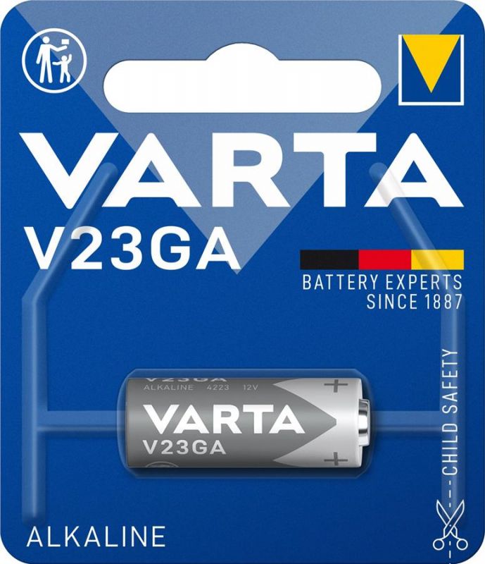 Батарейка Varta лужна V23 GA (8LR23, 8LR932, GP23A, E23A, LRV08, MN21) блістер, 1 шт