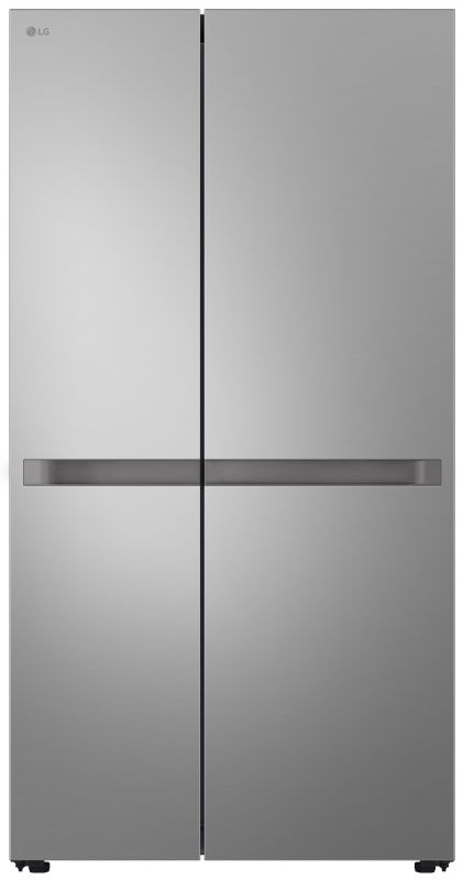Холодильник LG SBS, 179x91х74, холод.відд.-423л, мороз.відд.-241л, 2дв., E, NF, інв., диспл внутр., сріблястий