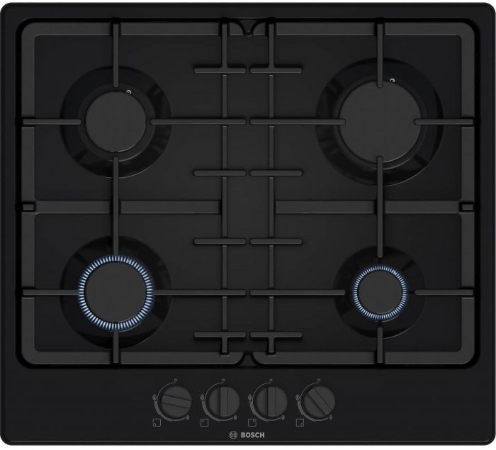 Варильна поверхня Bosch газова, 60см, чавун, чорний