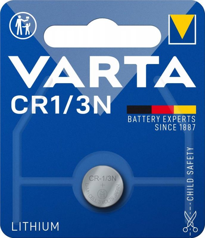 Батарейка Varta літієва  CR1/3 N  блістер, 1 шт